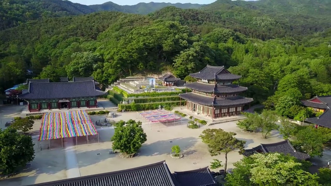 금산사 사찰의 정경