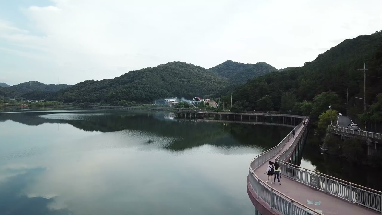 전주 아중저수지 호수를 거닐다,
