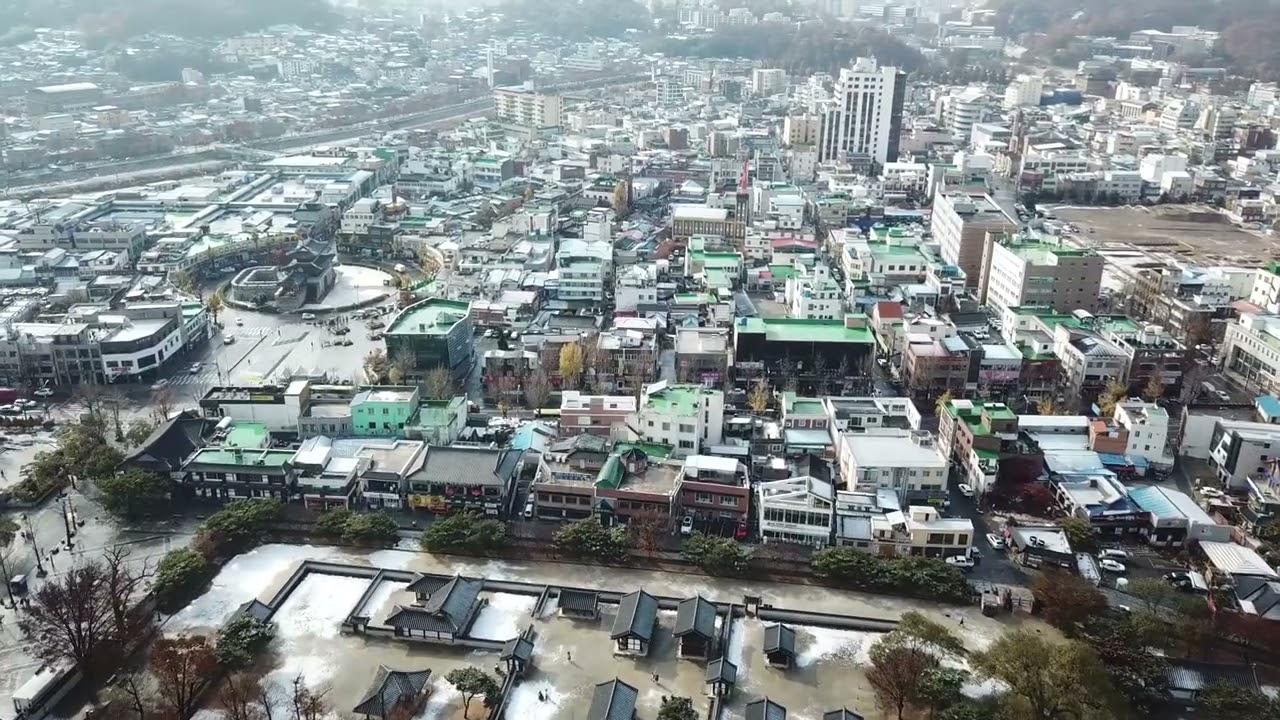 전주 한옥마을을 드론으로 담다