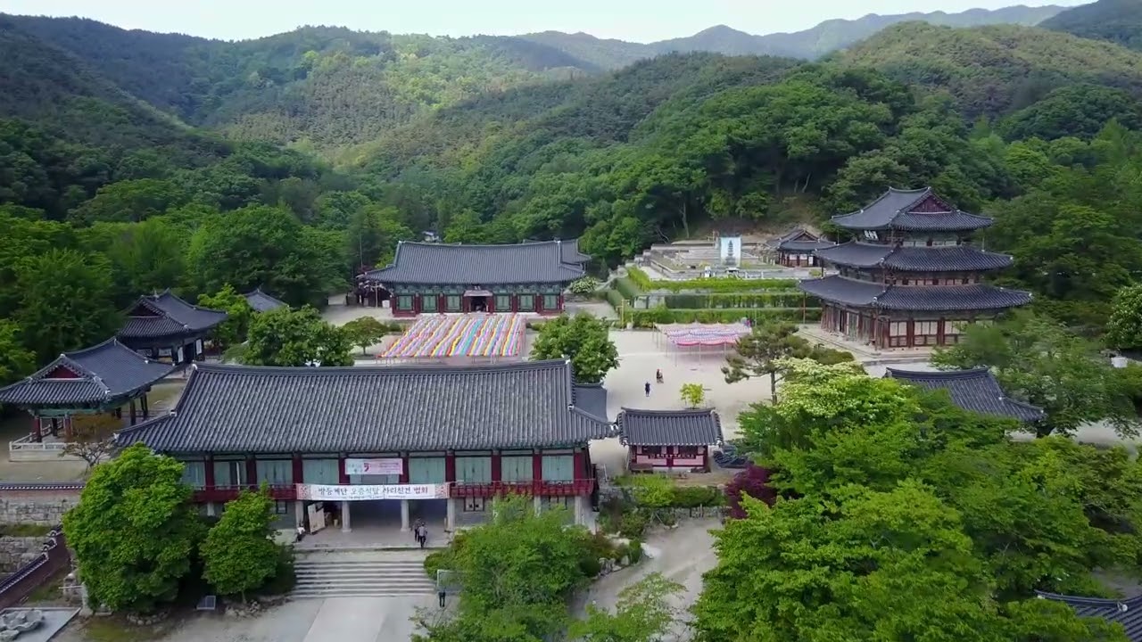 금산사 사찰을 드론으로 담다. 아름다운 전북의 풍경